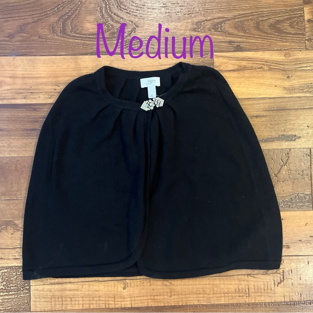 NWOT- Ann Taylor Loft Black Shaw